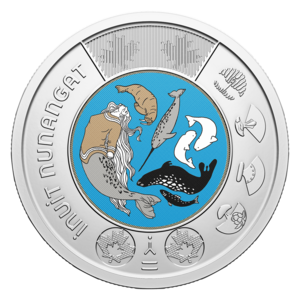 2024 Toonie - Inuit Nunangat - Coloured reverse